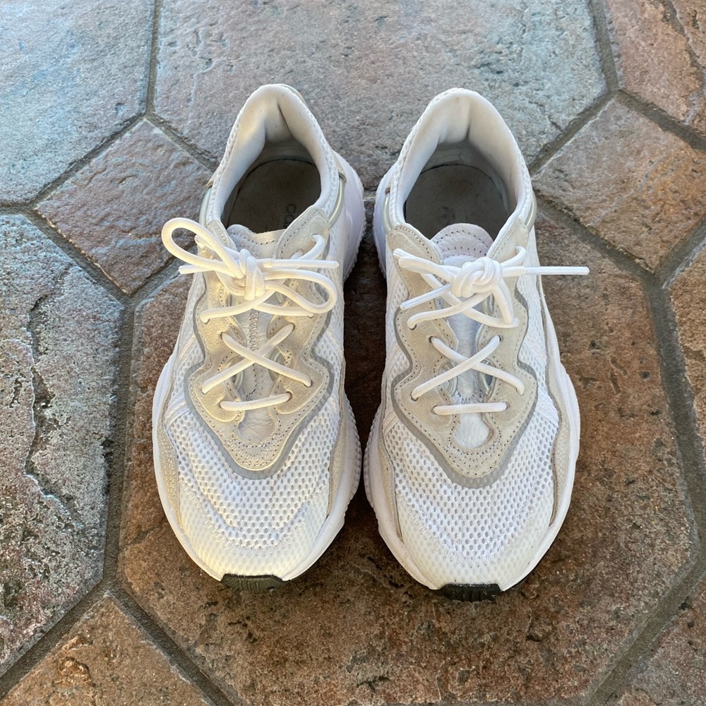 Adidas Ozweego White and Beige Sneakers Size 6